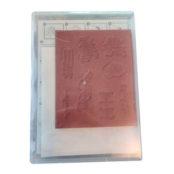 Stampin' Up! BEST OF GREETINGS Stamp Set of 8 133485 Love Thanks Sentiments - Picture 5 of 5